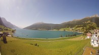 Archiv Foto Webcam Reschen - Blick auf den Reschensee 09:00