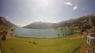 Archiv Foto Webcam Reschen - Blick auf den Reschensee 13:00