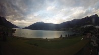 Archiv Foto Webcam Reschen - Blick auf den Reschensee 06:00
