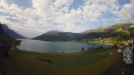 Archiv Foto Webcam Reschen - Blick auf den Reschensee 07:00