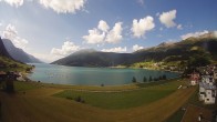 Archiv Foto Webcam Reschen - Blick auf den Reschensee 09:00
