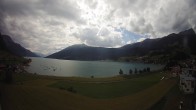 Archiv Foto Webcam Reschen - Blick auf den Reschensee 13:00