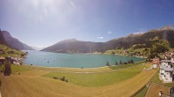 Archiv Foto Webcam Reschen - Blick auf den Reschensee 11:00