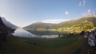 Archiv Foto Webcam Reschen - Blick auf den Reschensee 07:00