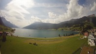 Archiv Foto Webcam Reschen - Blick auf den Reschensee 11:00