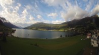 Archiv Foto Webcam Reschen - Blick auf den Reschensee 07:00