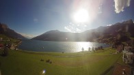 Archiv Foto Webcam Reschen - Blick auf den Reschensee 15:00