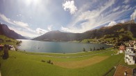 Archiv Foto Webcam Reschen - Blick auf den Reschensee 11:00