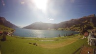 Archiv Foto Webcam Reschen - Blick auf den Reschensee 13:00