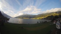 Archiv Foto Webcam Reschen - Blick auf den Reschensee 07:00