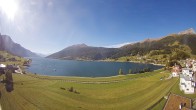 Archiv Foto Webcam Reschen - Blick auf den Reschensee 09:00