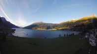Archiv Foto Webcam Reschen - Blick auf den Reschensee 07:00