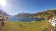 Archiv Foto Webcam Reschen - Blick auf den Reschensee 09:00