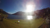 Archiv Foto Webcam Reschen - Blick auf den Reschensee 15:00