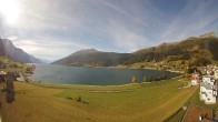 Archiv Foto Webcam Reschen - Blick auf den Reschensee 09:00