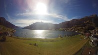Archiv Foto Webcam Reschen - Blick auf den Reschensee 13:00