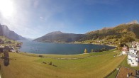 Archiv Foto Webcam Reschen - Blick auf den Reschensee 09:00