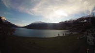 Archiv Foto Webcam Reschen - Blick auf den Reschensee 15:00
