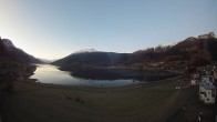 Archiv Foto Webcam Reschen - Blick auf den Reschensee 06:00