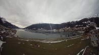 Archiv Foto Webcam Reschen - Blick auf den Reschensee 07:00