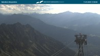 Archiv Foto Webcam Blick von der "Höfatsblick" Bergstation ins Tal 17:00