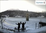 Archived image Webcam Lake Resia and the symbol of Venosta Valley 10:00