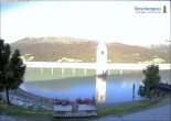 Archived image Webcam Lake Resia and the symbol of Venosta Valley 02:00