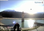Archived image Webcam Lake Resia and the symbol of Venosta Valley 17:00