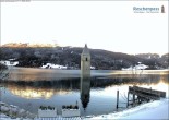 Archived image Webcam Lake Resia and the symbol of Venosta Valley 07:00