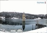 Archiv Foto Webcam Reschensee mit versunkenem Turm 07:00