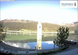 Archiv Foto Webcam Reschensee mit versunkenem Turm 07:00
