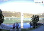 Archiv Foto Webcam Reschensee mit versunkenem Turm 07:00