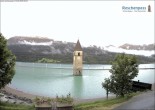 Archiv Foto Webcam Reschensee mit versunkenem Turm 07:00