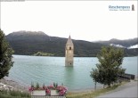 Archiv Foto Webcam Reschensee mit versunkenem Turm 07:00