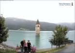Archiv Foto Webcam Reschensee mit versunkenem Turm 13:00