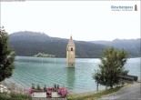 Archiv Foto Webcam Reschensee mit versunkenem Turm 07:00