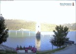 Archived image Webcam Lake Resia and the symbol of Venosta Valley 07:00