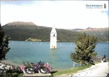 Archiv Foto Webcam Reschensee mit versunkenem Turm 09:00