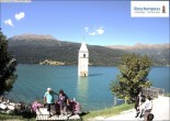Archiv Foto Webcam Reschensee mit versunkenem Turm 09:00
