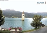 Archiv Foto Webcam Reschensee mit versunkenem Turm 07:00