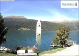 Archiv Foto Webcam Reschensee mit versunkenem Turm 09:00