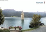 Archiv Foto Webcam Reschensee mit versunkenem Turm 07:00