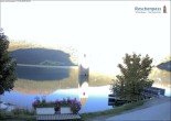 Archiv Foto Webcam Reschensee mit versunkenem Turm 07:00