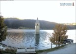 Archiv Foto Webcam Reschensee mit versunkenem Turm 07:00