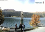 Archiv Foto Webcam Reschensee mit versunkenem Turm 11:00
