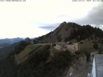 Archiv Foto Webcam Bergstation am Tegelberg - Startplatz für Drachenflieger 19:00