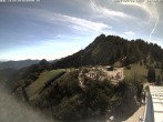 Archiv Foto Webcam Bergstation am Tegelberg - Startplatz für Drachenflieger 09:00