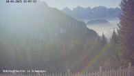 Archived image Webcam Panoramic sight of the Rohrkopfhütte 13:00