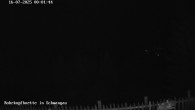 Archiv Foto Webcam Talblick von der Rohrkopfhütte 23:00