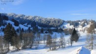 Archived image Webcam Hotel Schratt in Oberstaufen - View Golf Course 04:00